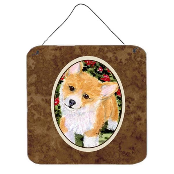 6 x 6 in. Corgi Aluminium Metal Wall or Door Hanging Prints, Carolines Treasures, Mfr#: SS8823DS66